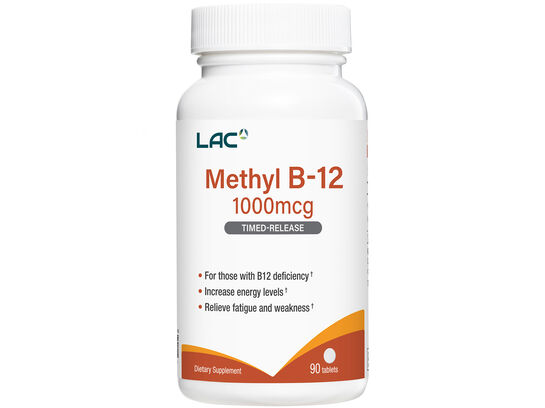 LAC Methyl B-12 1000mcg TR  90 tablets