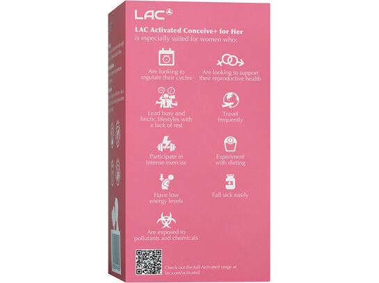 [LAC ACTIVATED] Conceive+ For Her - For Women's Reproductive Health (60 vegicaps)