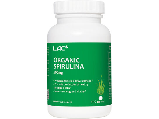 Organic Spirulina™ 500mg - Complete Nutrient Support