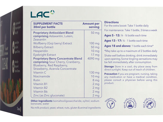 LAC EYES BERRY CLEAR® (30ml x 12 bottles)