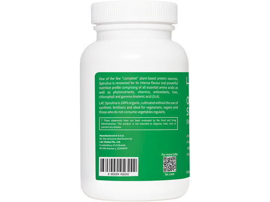 Organic Spirulina™ 500mg - Complete Nutrient Support