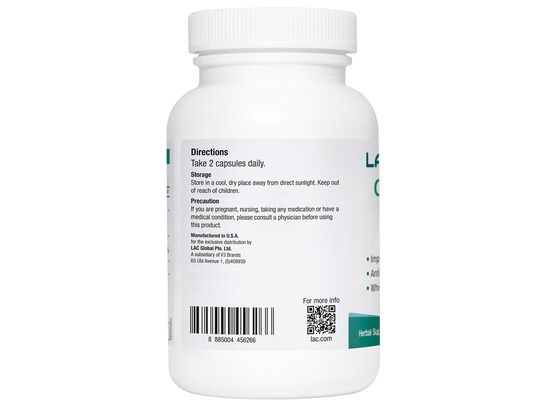 LAC Cranberry with D-Mannose 500mg 60 vegetarian capsules