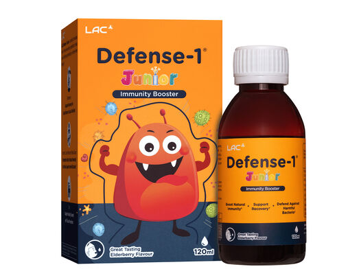 LAC JUNIOR Defense-1® Immunity Booster (Elderberry Flavour) (120ml)