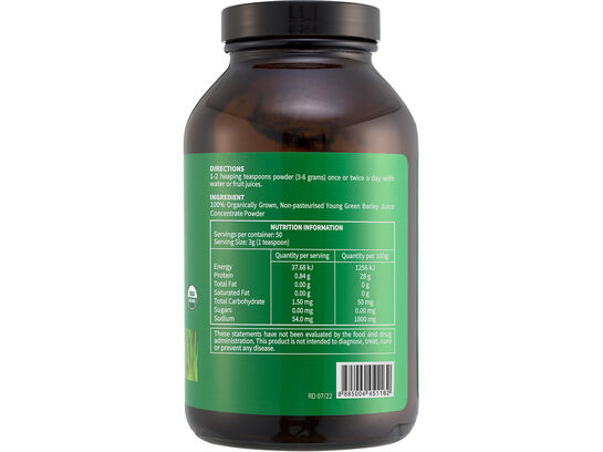 LAC Greens Green Barley Juice Concentrate™ - 33:1 Concentration (150gm)