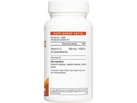 Vitamin B-12 1000mcg TIMED-RELEASE (90 Tablets)