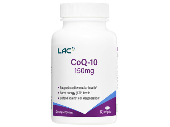 LAC Wellness CoQ-10 150mg 60 softgels