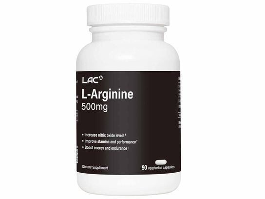 LAC L-Arginine 500mg 90 vegetarian capsules