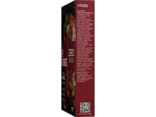 XNDO® Italian Beef Bolognese Zero Pasta (300g)