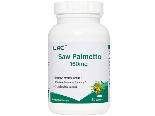 LAC Saw Palmetto 160mg 60 Softgels