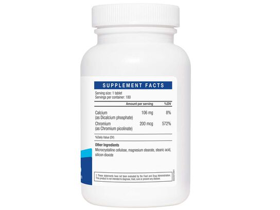 LAC Chromium Picolinate 200mcg 180 tablets