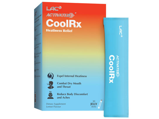 LAC Activated CoolRx Heatiness Relief  15g x 30 sticks